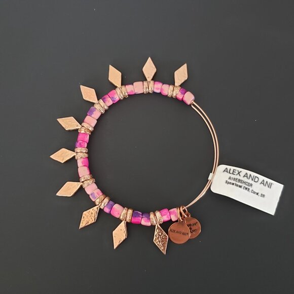 Alex and Ani Jewelry - NWT ✨ Alex and Ani ✨ Coral  Spear Head  548